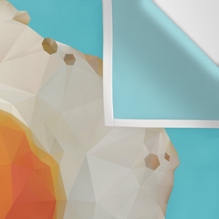Fried Egg Polygon Art Wall Tapestry Gallery Image 3