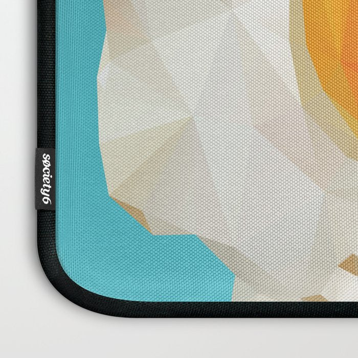 Fried Egg Polygon Art Laptop Sleeve Gallery Image 3