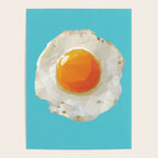 Fried Egg Polygon Art Poster Gallery Image 4