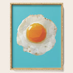 Fried Egg Polygon Art Serving Tray Gallery Image 1