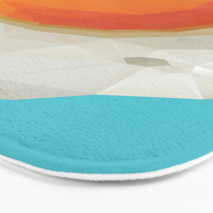 Fried Egg Polygon Art Bath Mat Gallery Image 3