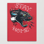 Stay Home Panther Tattoo Notebook Gallery Image 4