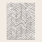 Abstract Herringbone Pattern, Rustic, Light Brown Notebook Gallery Image 4