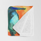 Marc Chagall Pont de Passy and the Eiffel Tower Throw Blanket Gallery Image 3