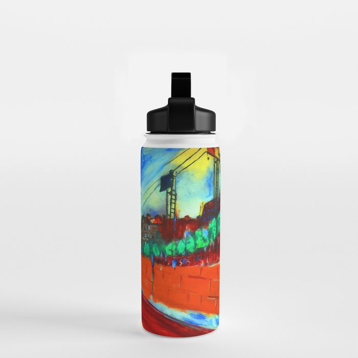 Marc Chagall Pont de Passy and the Eiffel Tower Water Bottle Gallery Image 2