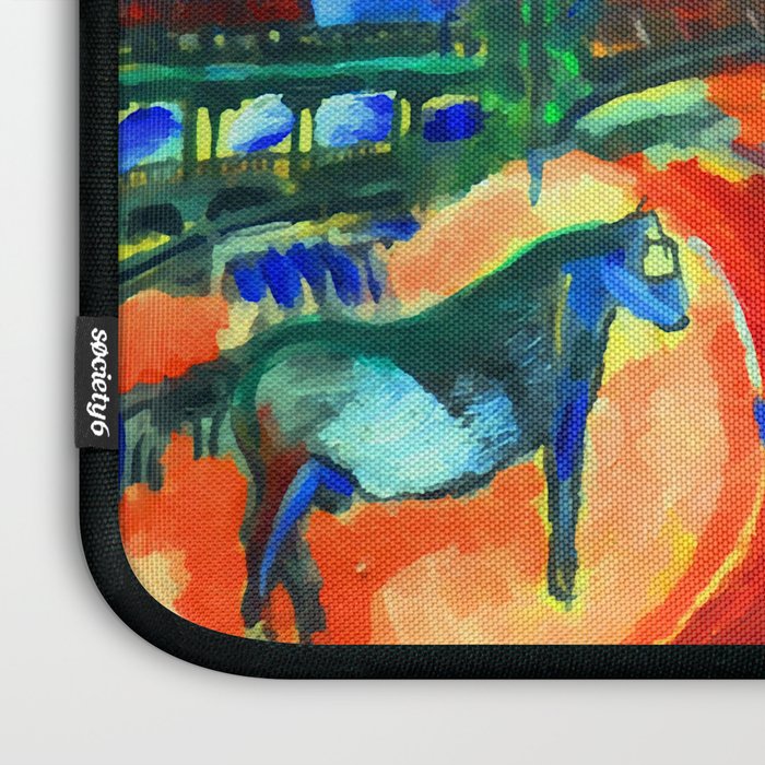 Marc Chagall Pont de Passy and the Eiffel Tower Laptop Sleeve Gallery Image 3