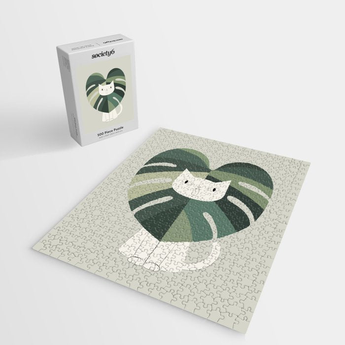 Cat an Plant 62: A Green Lion Jigsaw Puzzle Gallery Image 2