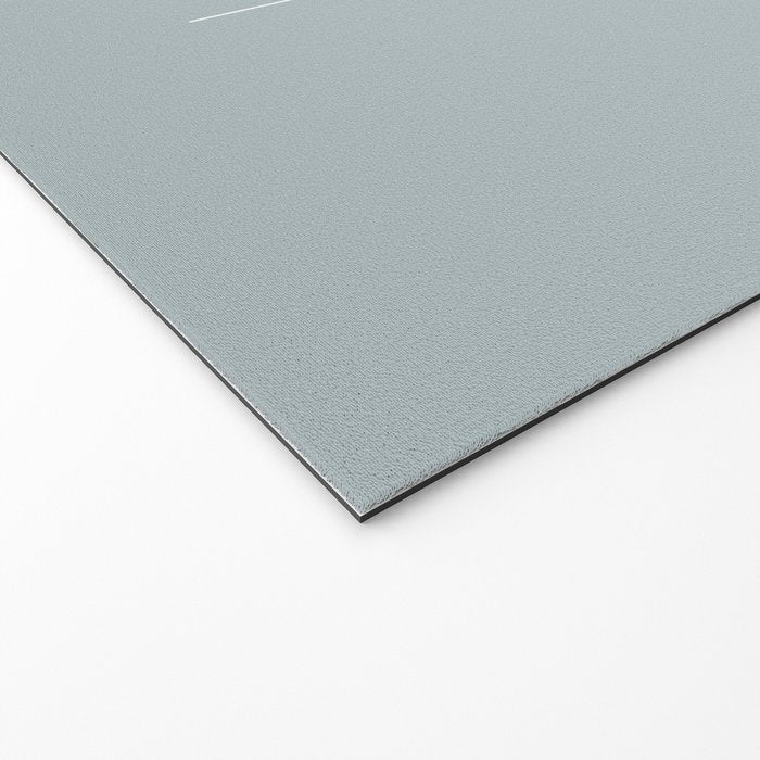 Shorebird Pair Minimalist Coastal Bird Couple in Light Blue-Gray and White Welcome Mat Gallery Image 2