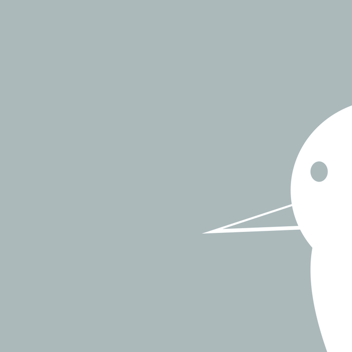 Shorebird Pair Minimalist Coastal Bird Couple in Light Blue-Gray and White Coffee Mug Gallery Image 2