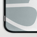 Shorebird Pair Minimalist Coastal Bird Couple in Light Blue-Gray and White Laptop Sleeve Gallery Image 3