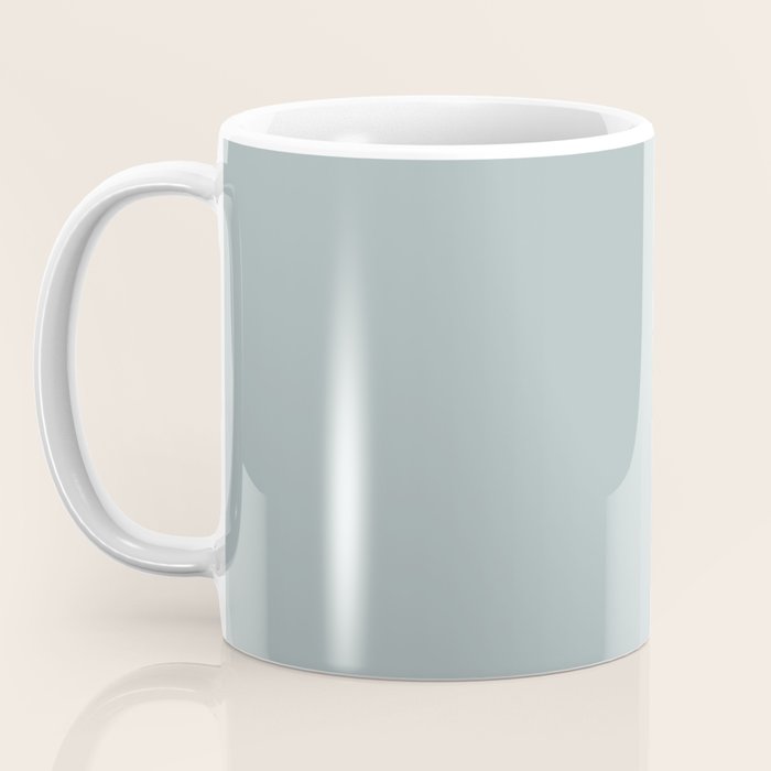 Shorebird Pair Minimalist Coastal Bird Couple in Light Blue-Gray and White Coffee Mug Gallery Image 3