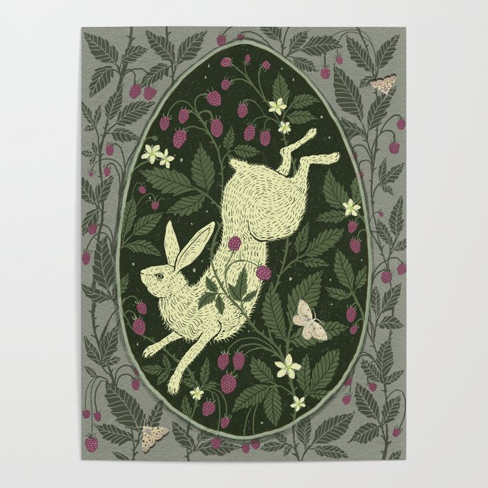 Rabbit in the Raspberries Poster Gallery Image 4