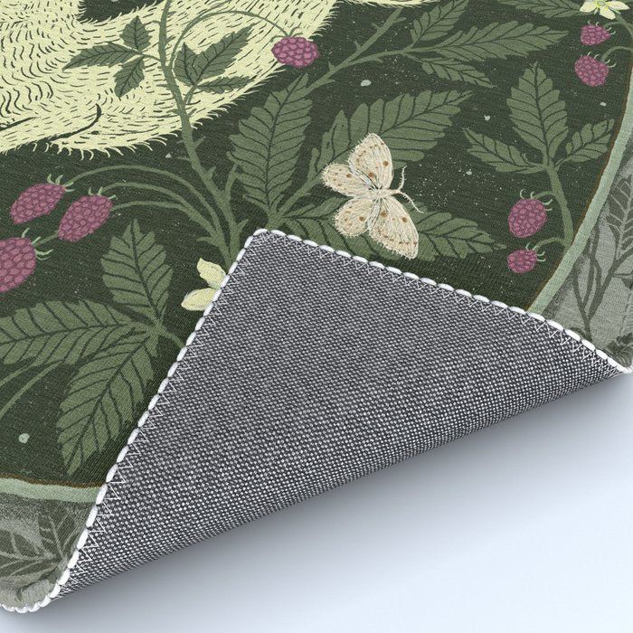 Rabbit in the Raspberries Rug Gallery Image 4