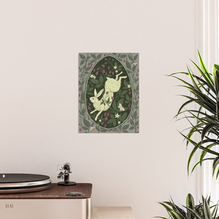 Rabbit in the Raspberries Poster Gallery Image 2