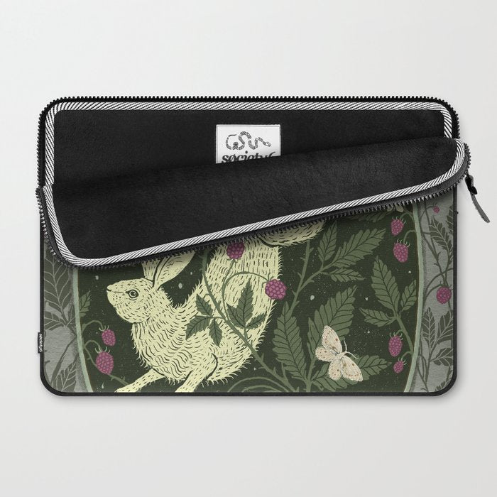 Rabbit in the Raspberries Laptop Sleeve Gallery Image 2