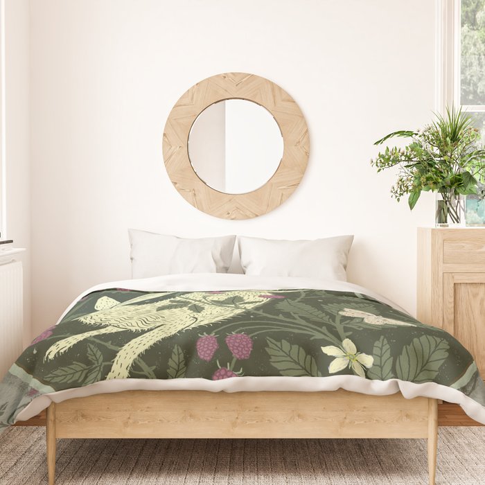 Rabbit in the Raspberries Duvet Cover Gallery Image 3