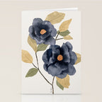 Blue watercolor roses Stationery Card Gallery Image 2