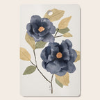 Blue watercolor roses Cutting Board Gallery Image 1