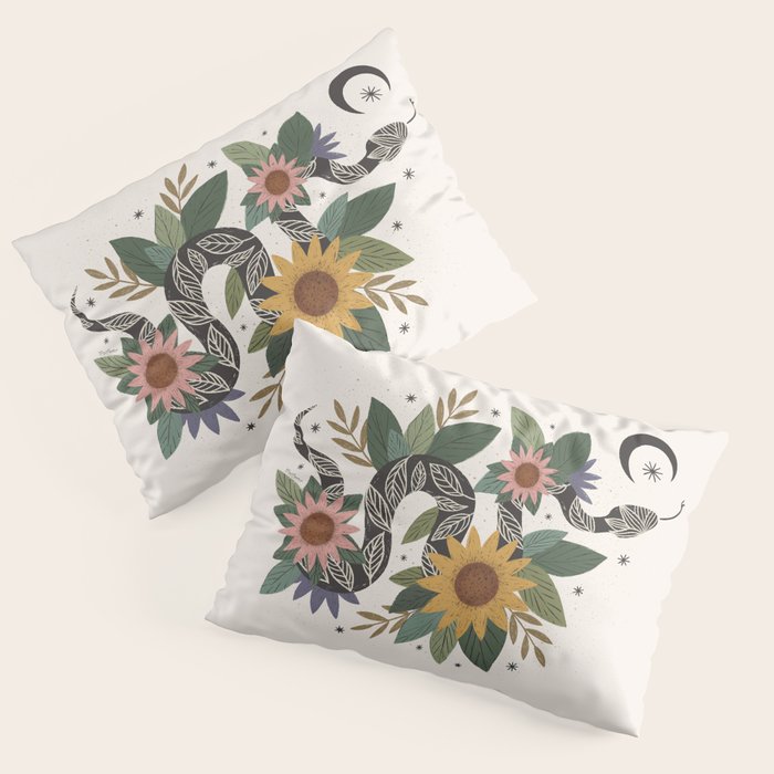  Year of the Snake - 2025 Calendar - Light Pillow Sham Gallery Image 1