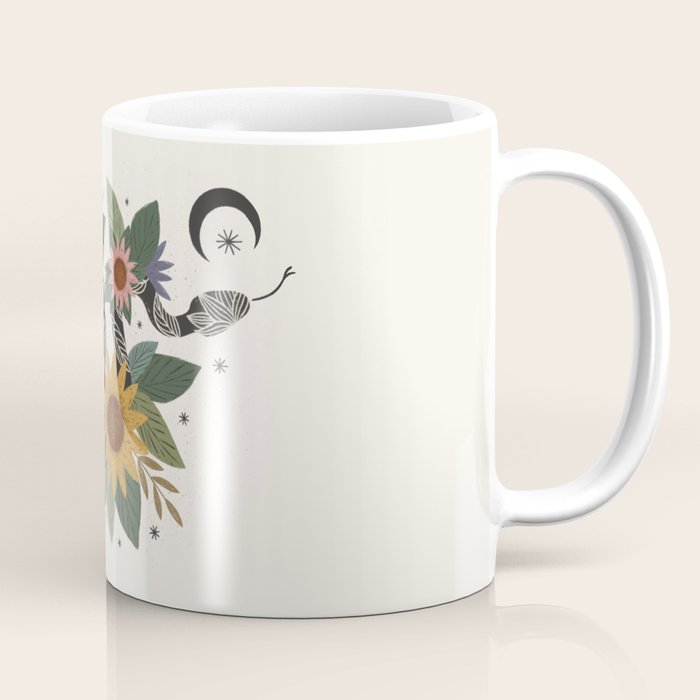  Year of the Snake - 2025 Calendar - Light Coffee Mug Gallery Image 1