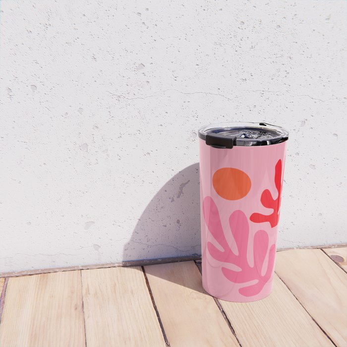 Henri Matisse - Leaves - Bubblegum Travel Mug Gallery Image 4