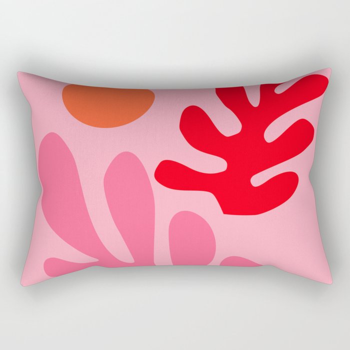 Henri Matisse - Leaves - Bubblegum Rectangular Pillow Gallery Image 1