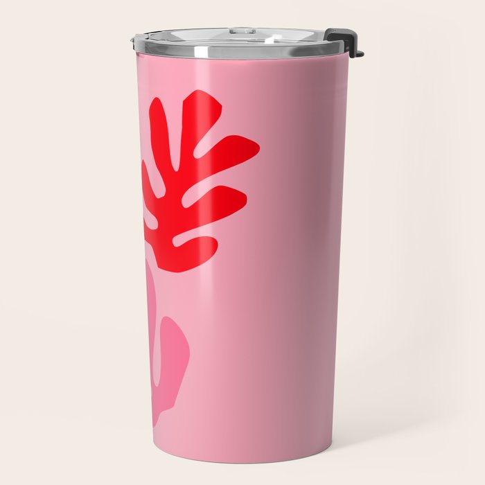 Henri Matisse - Leaves - Bubblegum Travel Mug Gallery Image 2