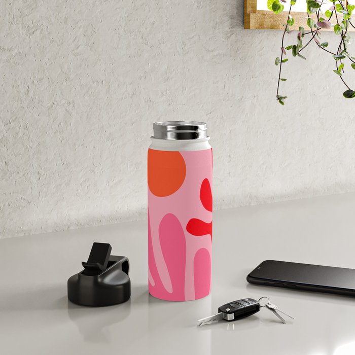 Henri Matisse - Leaves - Bubblegum Water Bottle Gallery Image 4