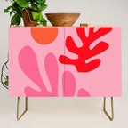 Henri Matisse - Leaves - Bubblegum Credenza Gallery Image 1