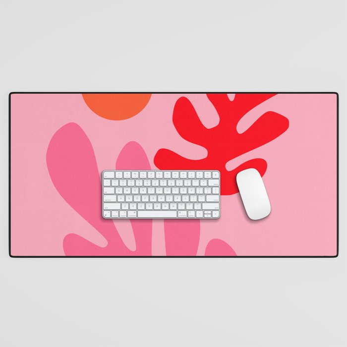 Henri Matisse - Leaves - Bubblegum Desk Mat Gallery Image 1