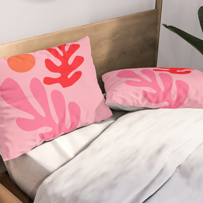 Henri Matisse - Leaves - Bubblegum Pillow Sham Gallery Image 2