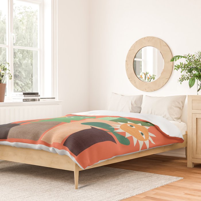 The plants are watching (paranoidos maximucho) Duvet Cover Gallery Image 2