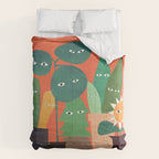 The plants are watching (paranoidos maximucho) Comforter Gallery Image 6