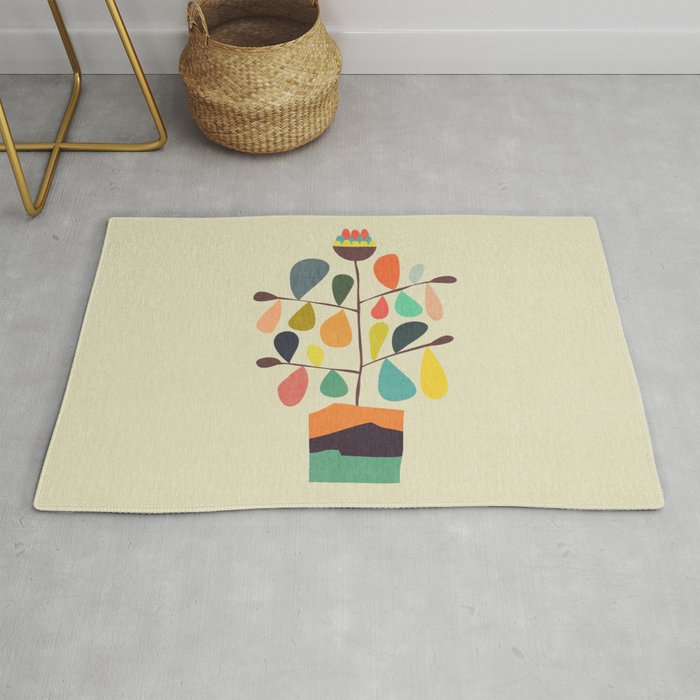 Potted Plant 4 Rug Gallery Image 1