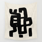 Black Signature Wall Tapestry Gallery Image 4
