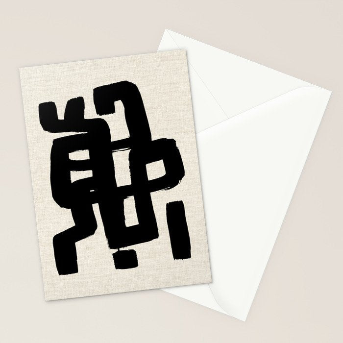 Black Signature Stationery Card Gallery Image 2