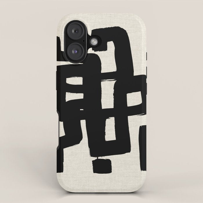 Black Signature iPhone Case Gallery Image 1
