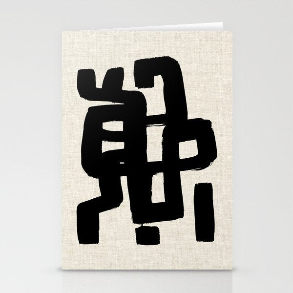 Black Signature Stationery Card Gallery Image 1