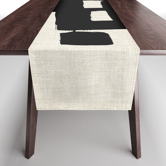 Black Signature Table Runner Gallery Image 1