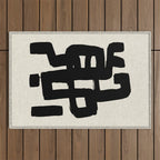 Black Signature Outdoor Rug Gallery Image 1