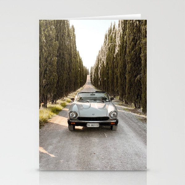 Tuscany, Italy, Retro Convertible Stationery Card Gallery Image 2