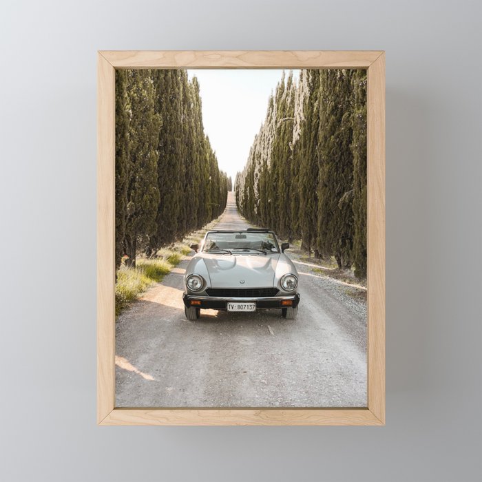 Tuscany, Italy, Retro Convertible Mini Art Print Gallery Image 1