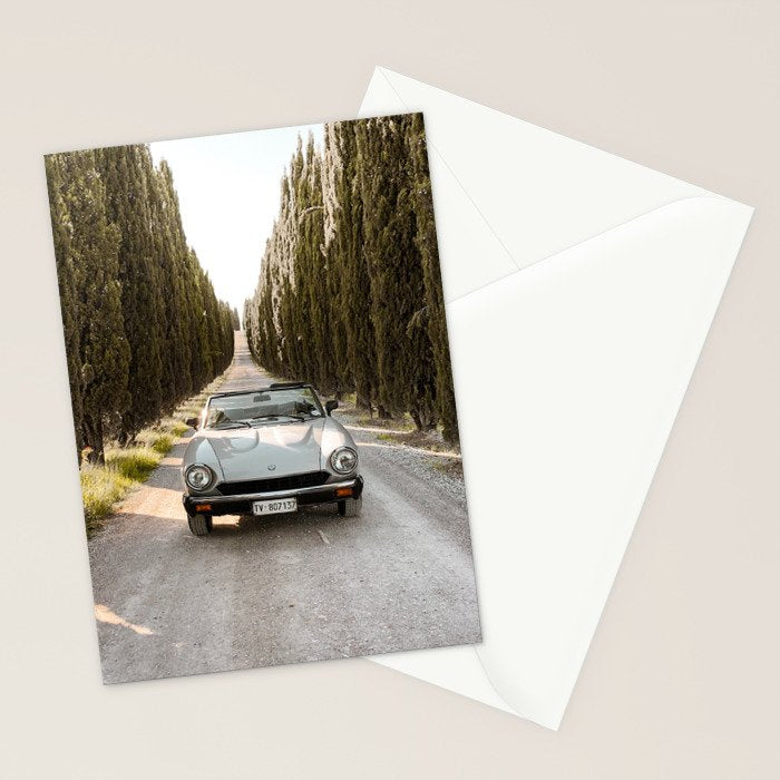 Tuscany, Italy, Retro Convertible Stationery Card Gallery Image 2