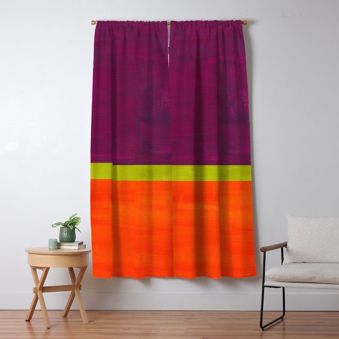 Orange Plum  Window Curtain Gallery Image 5