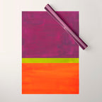 Orange Plum  Wrapping Paper Gallery Image 1