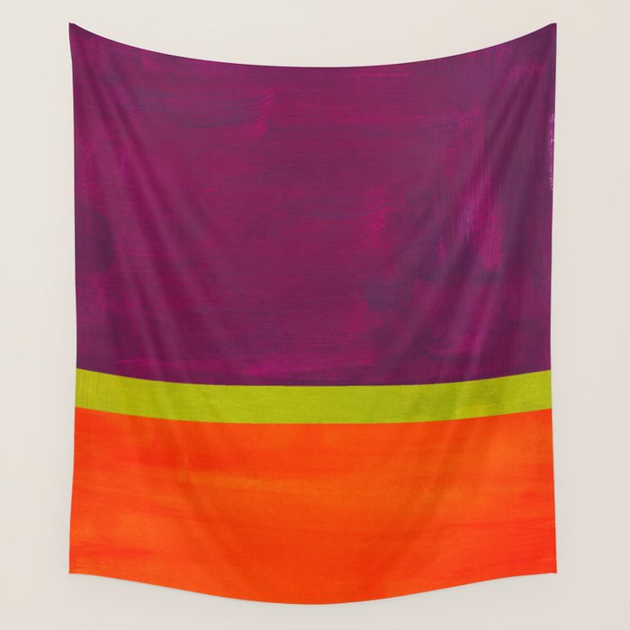 Orange Plum  Wall Tapestry Gallery Image 4