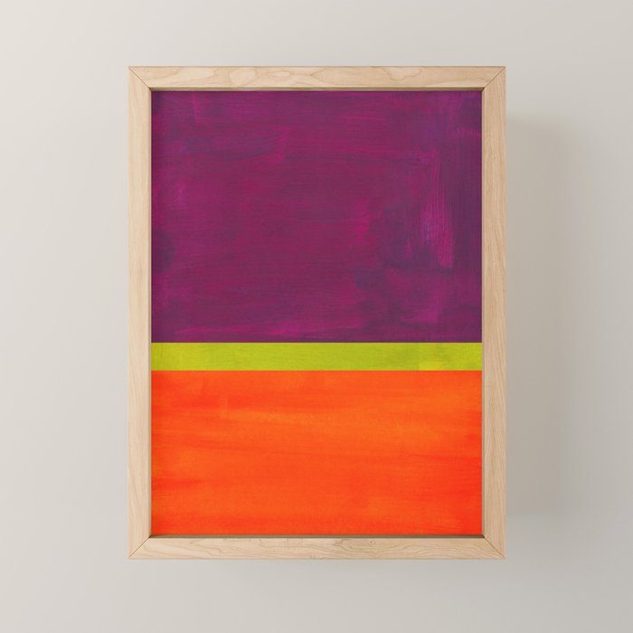 Orange Plum  Mini Art Print Gallery Image 1