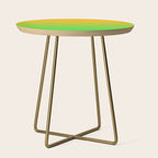 Ombre Color Orange Green Shade  Side Table Gallery Image 1