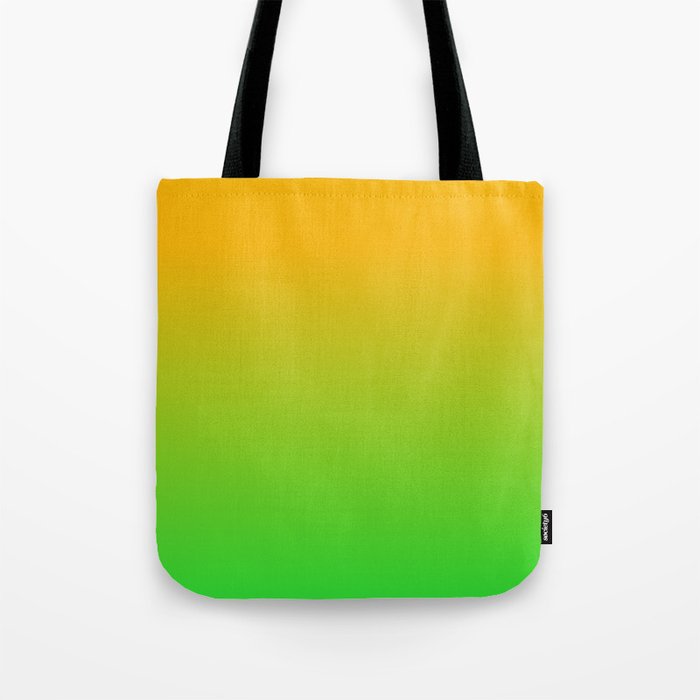 Ombre Color Orange Green Shade  Tote Bag Gallery Image 1