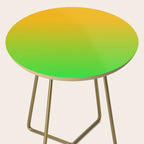 Ombre Color Orange Green Shade  Side Table Gallery Image 2